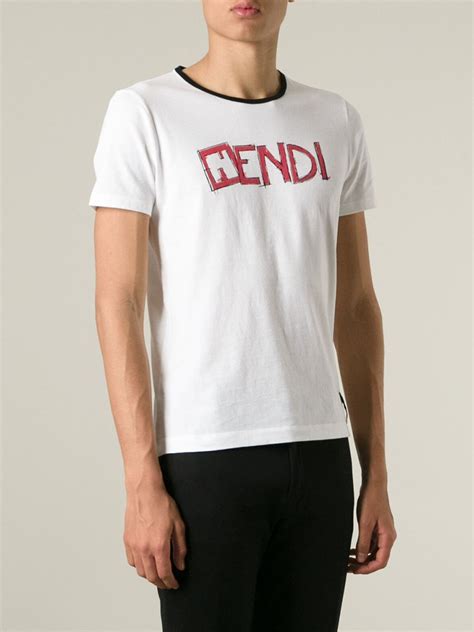 white fendi shirt|fendi shirt price.